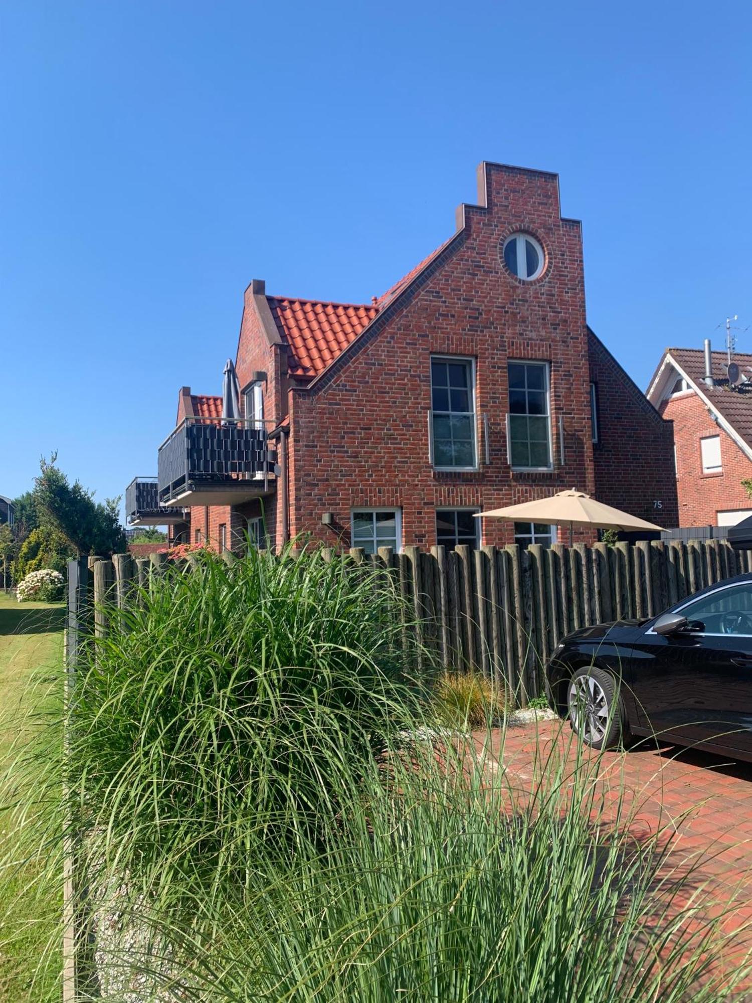 Südstrandhus Urlaub mit Hund Wohnung 4 oben Borkum Exterior foto